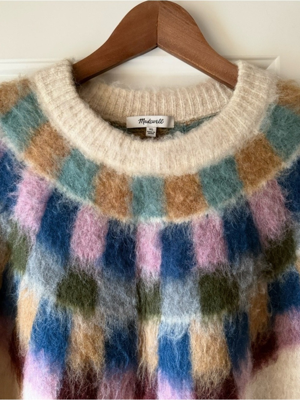 Madewell Brushed Checkerboard Sweater - Picture 8 of 8